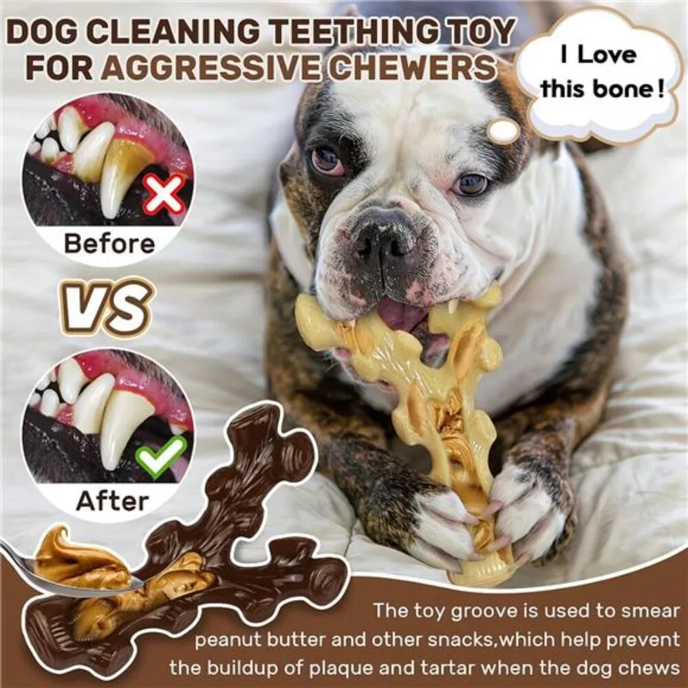2 Pack Dog Chew Toys for Chewers,Boredom and Stimulating Best Dog